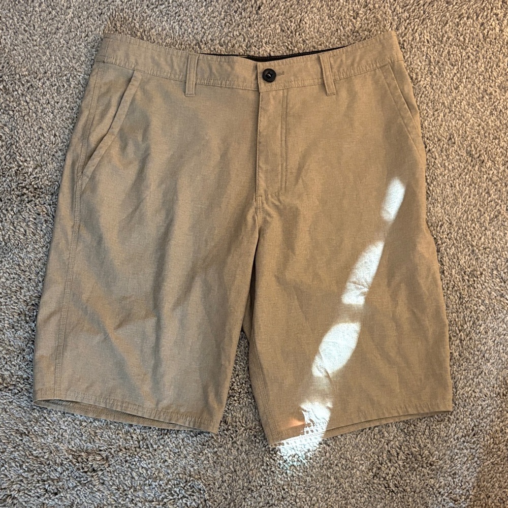 O'Neill Men's Khaki Flat Front Shorts